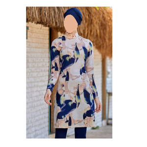 Traje de baño musulmán de 2 piezas para mujer, acabado elegante disponible en diferentes colores - Product Image 5