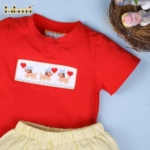 Set Celana Pendek Anak Laki-laki Bagus dengan Baju Kerja untuk Valentine - BB1696