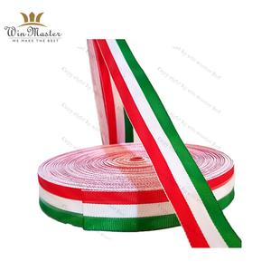 Cinta de medalla Moire roja de 3 pulgadas | Cinta de medalla ceremonial | Cintas de medalla de uniforme ceremonial - Product Image 3