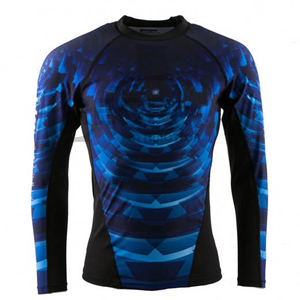 Protector de sarpullido mma de compresión, manga larga, estampado por sublimación, diseño OEM - Product Image 4