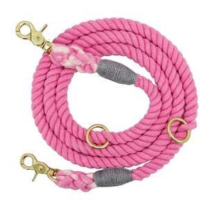 Cotton Dogs Lead Rope Handmade Color Full Rope <b>Leash</b> ' - Product Image 1