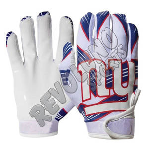 Gants de Football Américain de Haute Qualité Récepteur Albama Eagle Hawks Conception Imprimé Palm Logo Personnalisé Gants de Football Antidérapants - Product Image 6