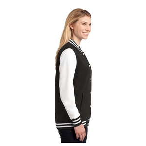 Chaqueta universitaria de béisbol estilo americano para mujer, para invierno, talla grande - Product Image 1