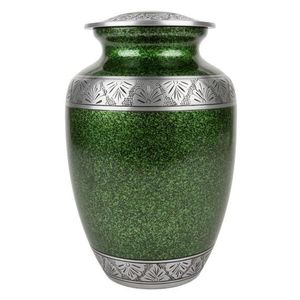 Urna de cremación de metal de diseño único más vendida Precio al por mayor Urna única de diseño clásico para cenizas humanas - Product Image 4