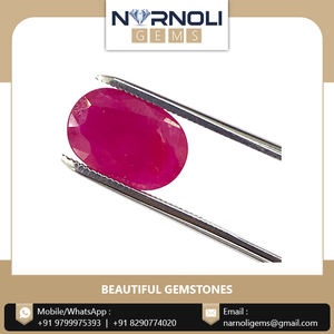 Precious Natural <b>Ruby</b> Gemstones Making Jewelry Pendant <b>Bracelet</b> Earring <b>Ruby</b> Oval Faceted Loose Gemstone Narnoli Gems Oval Cut - Product Image 6