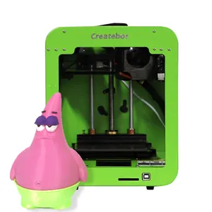 Createbot Perata Otomatis Portabel, Casing Logam Rakitan 3D Printer Super Mini