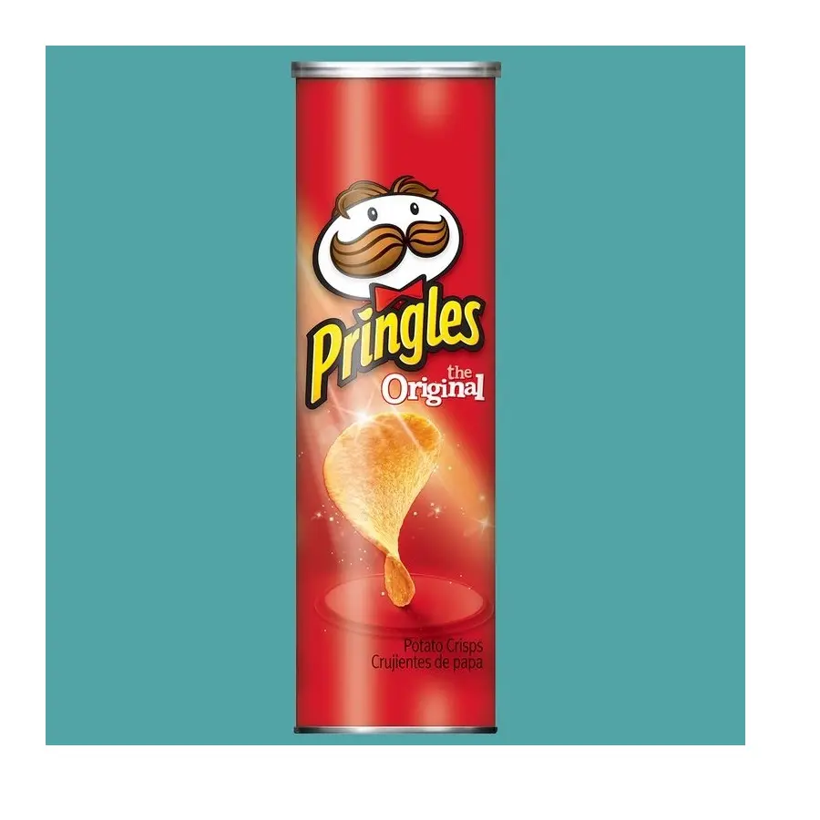Groente Snacks Pringles Originele Gezouten Gestapelde Chips Zijn Heerlijk Knapperig Chips