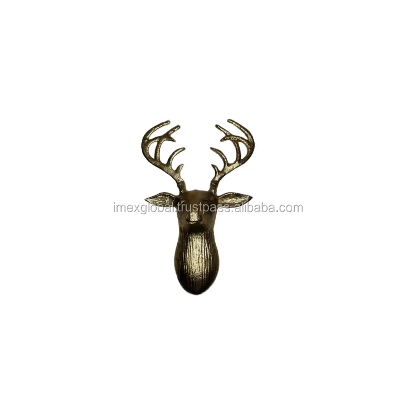 ALUMINIUM DEER HEAD WALL SCULPTURE HIGH QUALITY AND BEST MANUFACTURING IN WHOLE SALE PRICE TOP SELLING METAL SCULPTURE