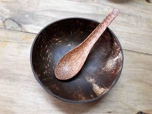 Le Moins Cher En Gros LOGO Personnalisé Bols De Noix de Coco ensemble De Vaisselle de HAUTE QUALITÉ EN GROS BOL DE NOIX DE COCO - Product Image 5