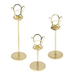 KSN hecho a mano Metal 8/10/12 pulgadas hierro acero candelabros flor linternas vela tarros decoración del hogar para fiestas de Pascua caja - Product Image 2