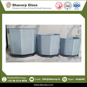 Fabrication hexagonale de verre de bougie de nouveau design de luxe en Inde au prix de gros en vrac - Product Image 6