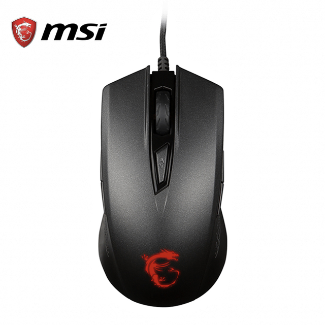 MSI CLUTCH GM40 FPS Ambidextrous Gaming Mouse with Optical Tracking Method Support Ergonomic Programmable Quick DPI Adjustment