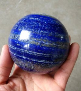 Esfera de Cristal de Lapislázuli, Bola de Piedra Preciosa Natural Pulida para Sanación, Reiki, Chakra, Meditación, Decoración del Hogar, Regalo - Product Image 3