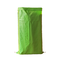 Sacs en plastique tissé PP recyclables personnalisés avec bec verseur, imprimés en offset avec logos, pour l'emballage des déchets ménagers, l'agriculture et les aliments pour animaux