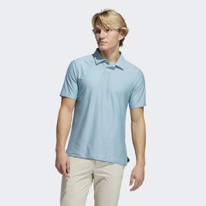 Polo de manga corta para hombre, Camiseta de algodón puro suave con textura, Polo deportivo, camiseta de sudor - Product Image 1