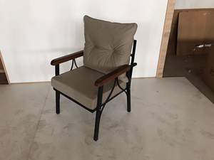 Carcasse en métal moderne fabriquée en Turquie Ensemble table et chaises de balcon démontable de 4 pièces pour mobilier d'extérieur d'hôtel - Product Image 5