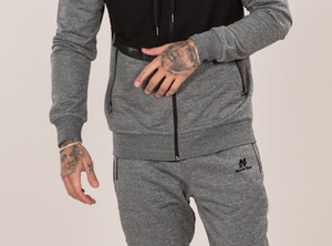 Chándal Dropshipping Logotipo personalizado Tamaño DE LA UE Poliéster Unisex Con capucha Atlético Cremallera completa Trajes de sudor Chándal Entrenamiento Jogging Traje - Product Image 6