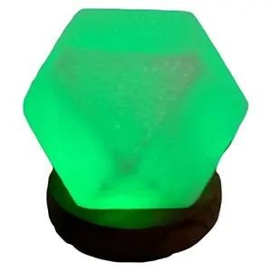 喜马拉雅盐u盘灯菱形带变色发光二极管灯-西安企业