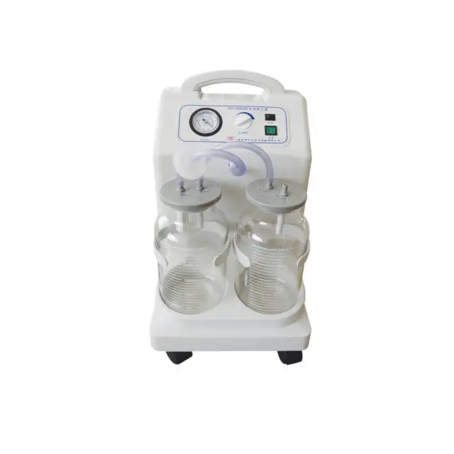 Máquina De Sucção cirúrgica para o Hospital DO OEM preço Do Competidor Médica Aparelho Elétrico de Sucção com duplo jar