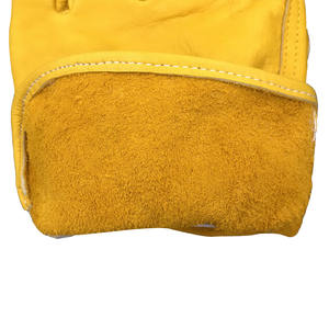 ถุงมือคนขับหนังวัวลายเนื้อวัสดุหลักนิ้วหัวแม่มือ - Product Image 4