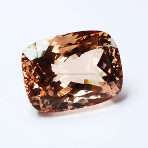 Rosa melocotón rectángulo corte Natural morganita suelta piedra preciosa boda compromiso DIY joyería hacer uso piedras sueltas OEM - Product Image 1