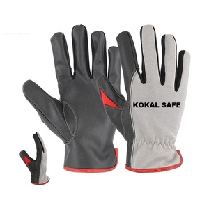 KOKAL Heavy Duty Winter <b>Work</b> <b>Gloves</b> with Leather Microthan Palm and Full Texture <b>Warm</b> Lining - Product Image 2