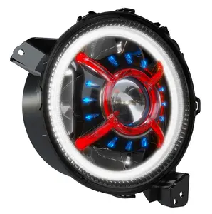 Upgrade 9 "JL-Scheinwerfer mit RGB-Funktion Dual Beam LED-Projektor Scheinwerfer für Jeep