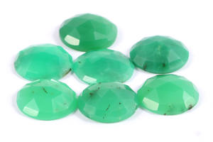 Gema redonda de 6mm a 15mm, piedra Natural de crisoprasa de corte rosa, facetada, suelta, precio al por mayor - Product Image 6