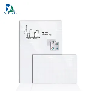 3mm super thin magnetic dry erase glass whiteboard