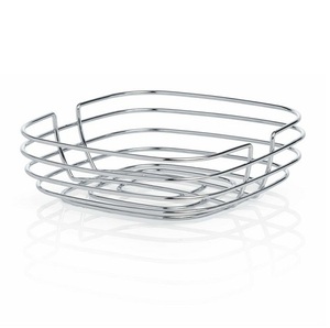 Premium Quality Modern Design 2025 Silver Colored Metal Decorative Wire <b>Vegetable</b> <b>Storage</b> <b>Basket</b> - Product Image 1