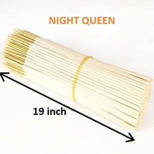 Varillas de incienso de 19 pulgadas, varitas de incienso orgánico de Reina nocturna en la India al mejor precio (blanco) - Product Image 1