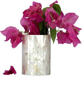 Mother of Pearl Plant Pot Home <b>Decoration</b> Pots Indoor <b>Decorative</b> Design for Best Home & Hotel <b>Decorative</b> Use - Product Image 1