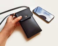 Funda de cuero Premium para teléfono, funda para teléfono móvil, funda para teléfono inteligente, con ranura para tarjeta hecha de Funda de cuero genuino para teléfono móvil