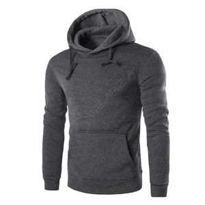 Sudaderas con capucha de invierno Sudadera con capucha OEM para hombre 100% algodón de manga larga tela personalizada de nivel superior sudaderas con capucha lisas - Product Image 6