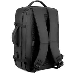 High quality genuine leather men backpack crocodile pattern men's school travel bag durable leather man laptop backpack