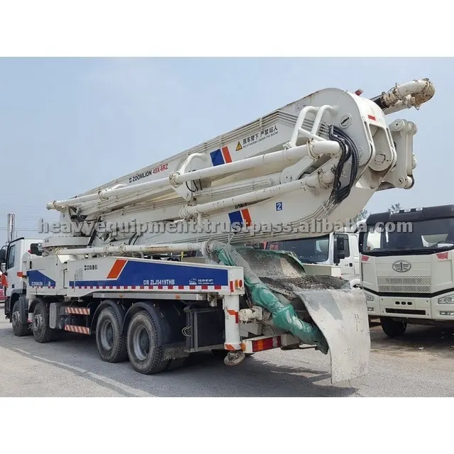 Kullanılan Zoomlion beton pompası kamyonu 37m 42m 48m 52m