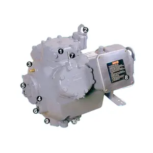 40hp Semi Hermetic Compressor AC Unit 06EF299310 R134a Spare Part Refrigeration Air Conditioning