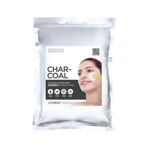 Black Charcoal Peel Off Face Mask Facial Pore Caring Modeling Clay Bulk Powder made in korea