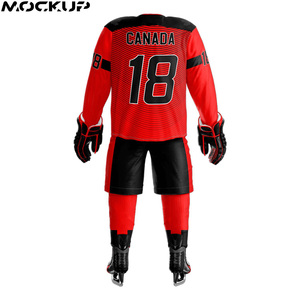 2025 Unisex de calidad superior Jersey de hockey sobre hielo logotipo personalizado conjuntos de uniformes de tamaño adulto - Product Image 5