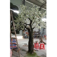 Pohon Bunga Sakura Buatan dari Fiber Glass yang Realistis, Tahan Lama, Tinggi 300cm untuk Dekorasi Pernikahan (Grosir)