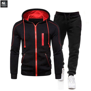 Chándales deportivos personalizados para hombre y mujer, ropa deportiva de algodón para invierno, con logotipo personalizado OEM, antientrenamiento, para exteriores - Product Image 3