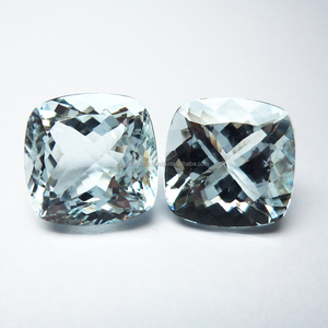 พลอยอะความารีนธรรมชาติแบบหลวมสำหรับทำเครื่องประดับ พลอยเจียระไนแบบแฮนด์เมด พลอยอะความารีนธรรมชาติแบบสั่งทำพิเศษ - Product Image 5