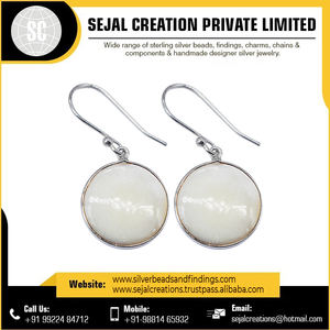 Recién llegado, pendientes de plata de ley 925 de estilo moderno, joyería fina elegante a granel para bodas - Product Image 3