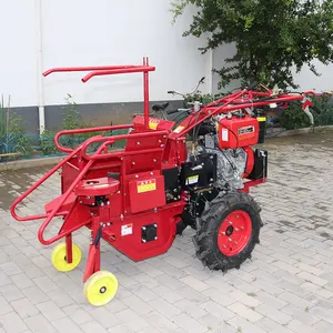 Agrarische Mini Maiskolvenplukker Lopen Tractor Gedreven Kleine Gecombineerd Maïs Picker Machine