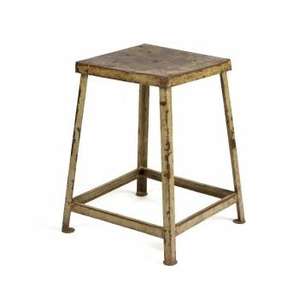 Black Iron Wire <b>Stool</b> with Wooden Top Traditional Design Living Room Decorative Coffee <b>Stool</b> Eco-friendly - Product Image 3