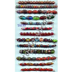 Venta al por mayor a granel Rondelle Loose Nature Crystal Glass Beads Lampwork Material HUB Origen con tipo Certificado Accesorio gratis - Product Image 1