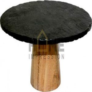 La Mayoría de lujo elegante decoración de lujo de alta calidad nueva llegada artesanía llevar soporte de pastel de Metal con mango de hojas florales redondas - Product Image 2