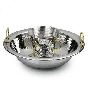 Newest Design <b>Tableware</b> Decorative Bowl Highest Quality Metal Silverware Bowl for Home Kitchenware Countertop Bowl at Low Price - Product Image 2