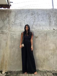 Pantalon de yoga style palazzo boho pour femmes, vêtements longs et tendance - Product Image 5