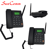 Téléphone de bureau sans fil fixe SC-3968-GP Quadri-bande 850/900/1800/1900MHz avec fonction SMS par carte SIM et garantie d'un an